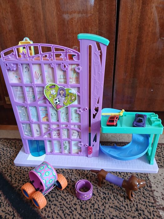 лот набір іграшок торговий центр з ліфтом будинок для ляльок