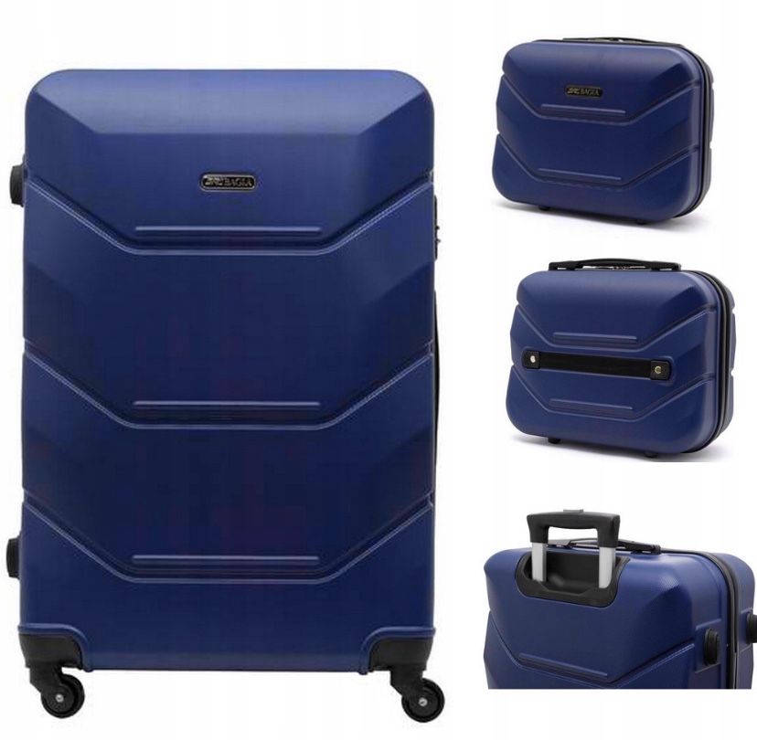 Duża walizka + kuferek bagaż podręczny 65 L 12 KOLORÓW