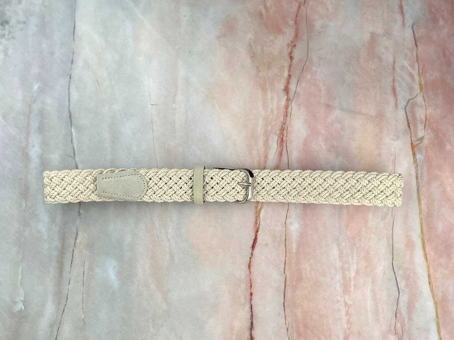 Nowy pasek SuitSupply ze skóry naturalnej bawełny skóra skórzany męski