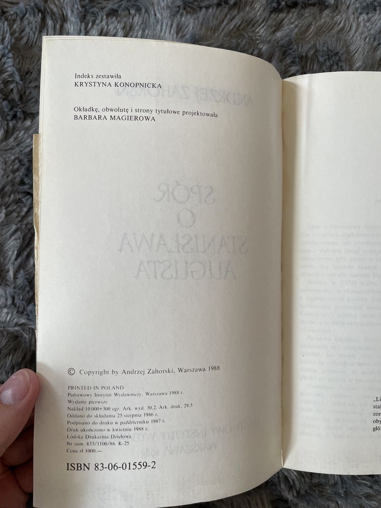 Spór o Stanisława Augusta Andrzej Zahorski