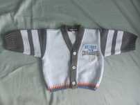 Sweter błękitny rozpinany Young Smile r. 56
