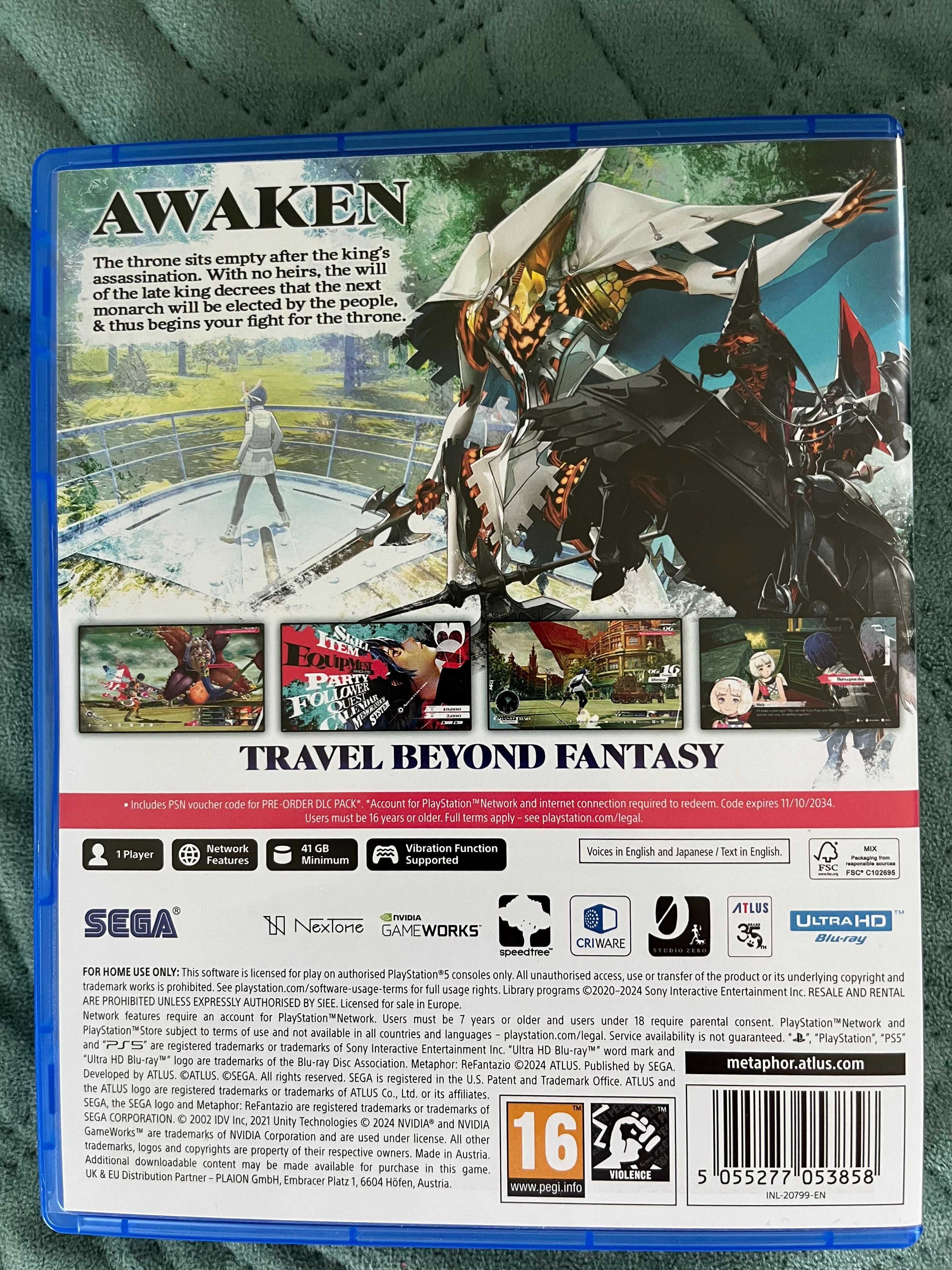 Metaphor: ReFantazio PS5 EN