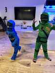 Strój Ninjago niebieski w rozmiarze 116