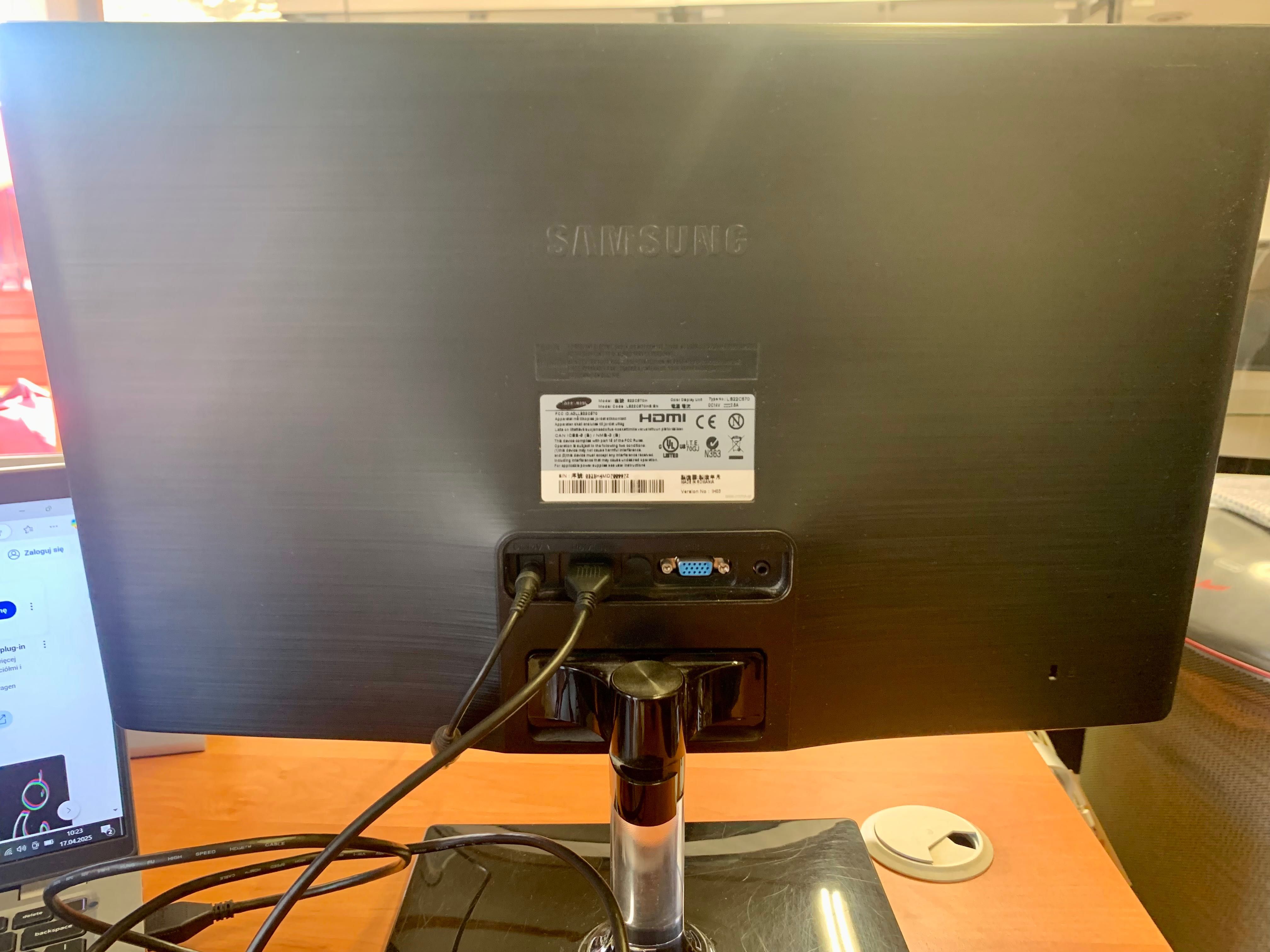 Monitor Samsung S22C570 led Full HD hdmi paragon gwarancja