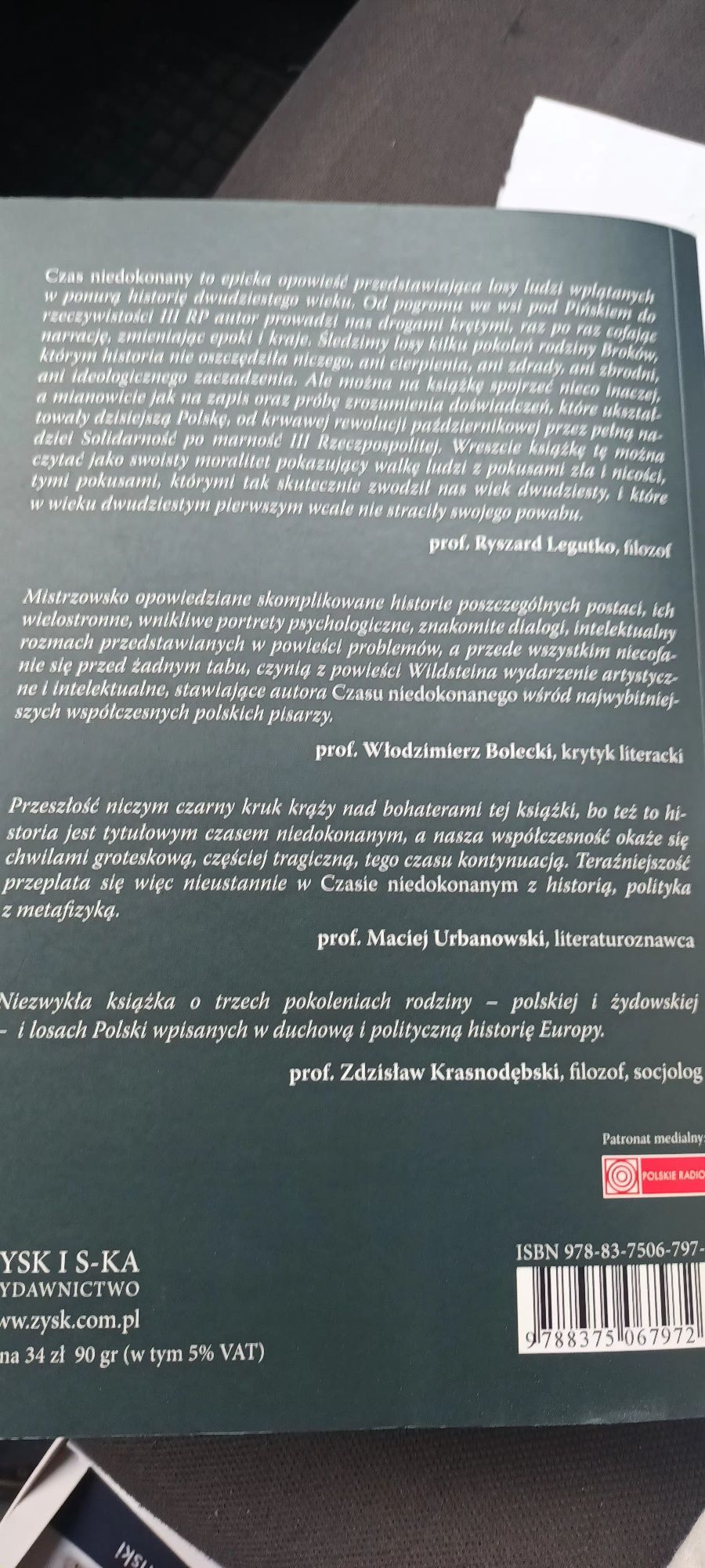Czas Niedokonany Bronisław Wildstein