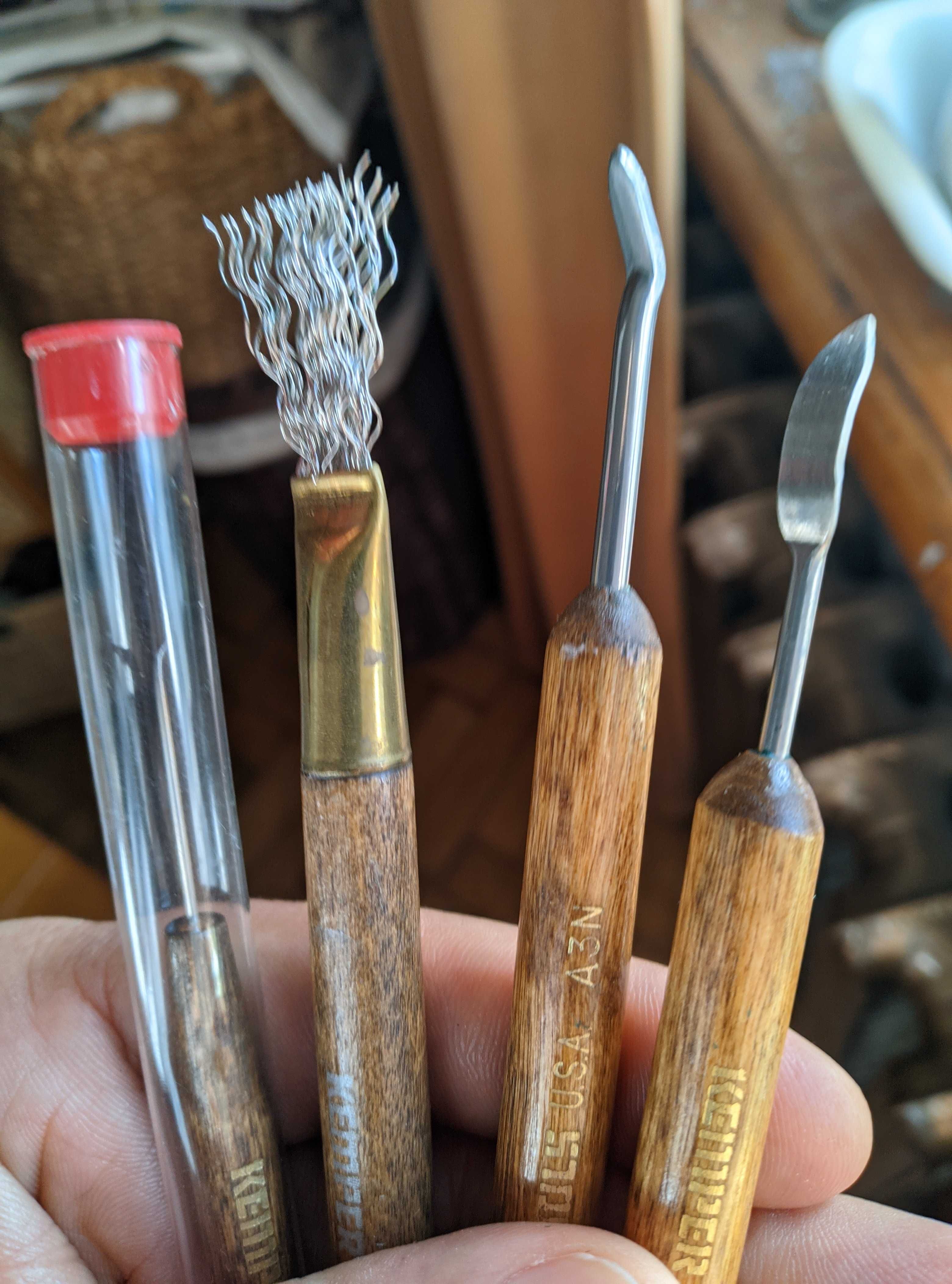 Инструменты Lace Kemper Tool, USA, стеки для глины