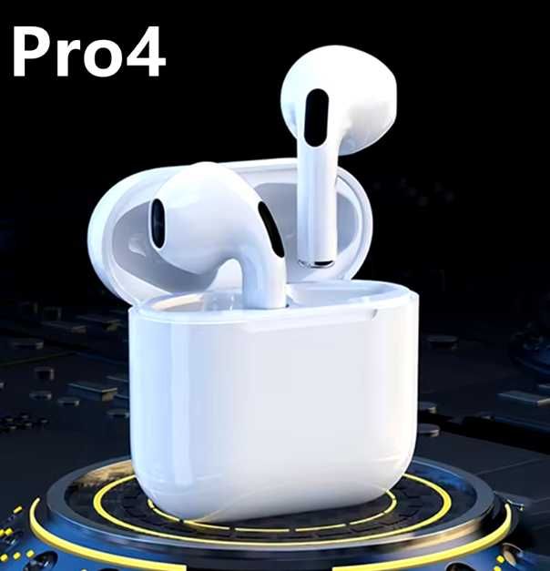 Бездротові навушники Pro 4 TWS, Колір білий, Нові.