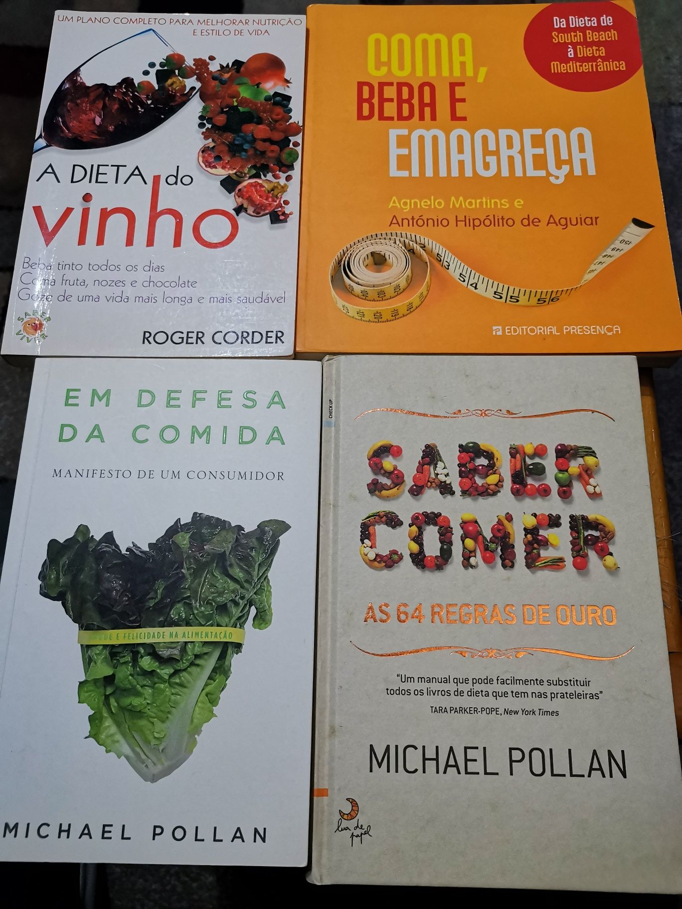 4 livros sobre nutrição e alimentação saudável