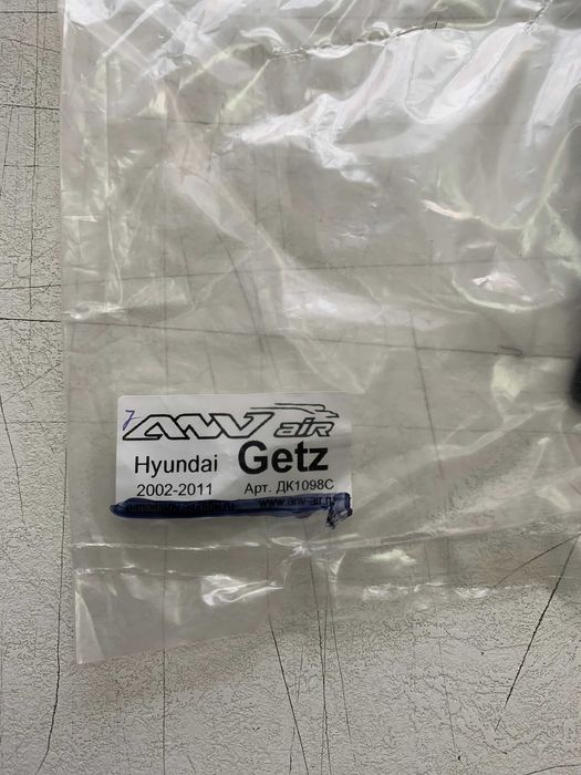 Ветровики, дефлекторы окон Hyundai Getz х/б 5 дверей 2002-2011