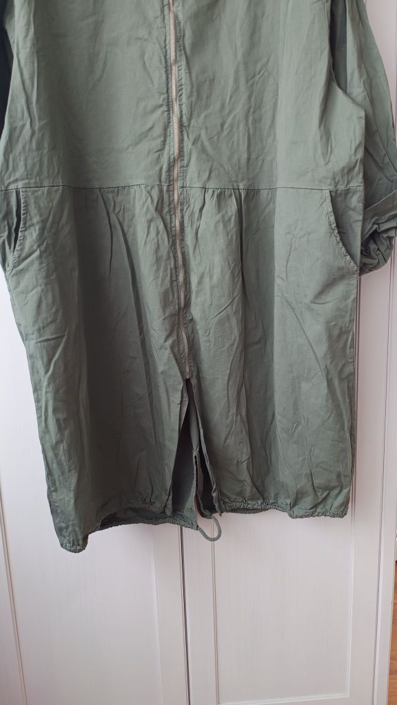 Kurtka damska bawełniana parka cienka XXXXL
