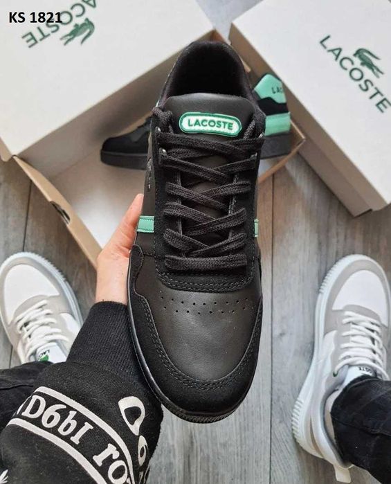 Кросівки Lacostе Black Green. АРТ: KS 1821
