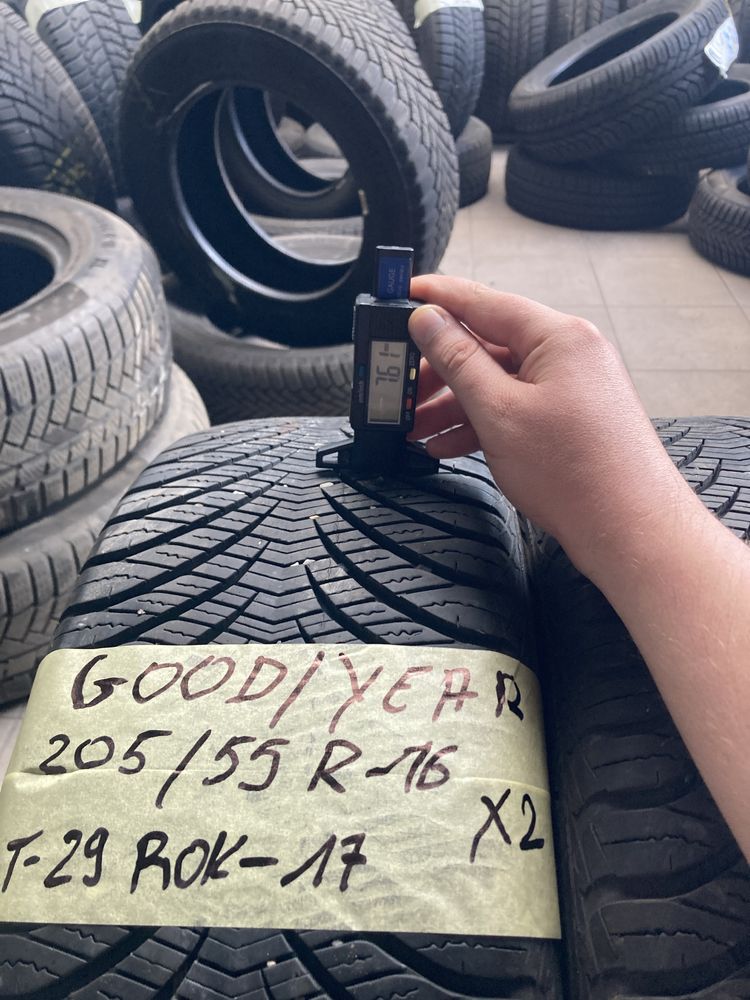 2x goodyear vector 4 seazon 205/55 r16