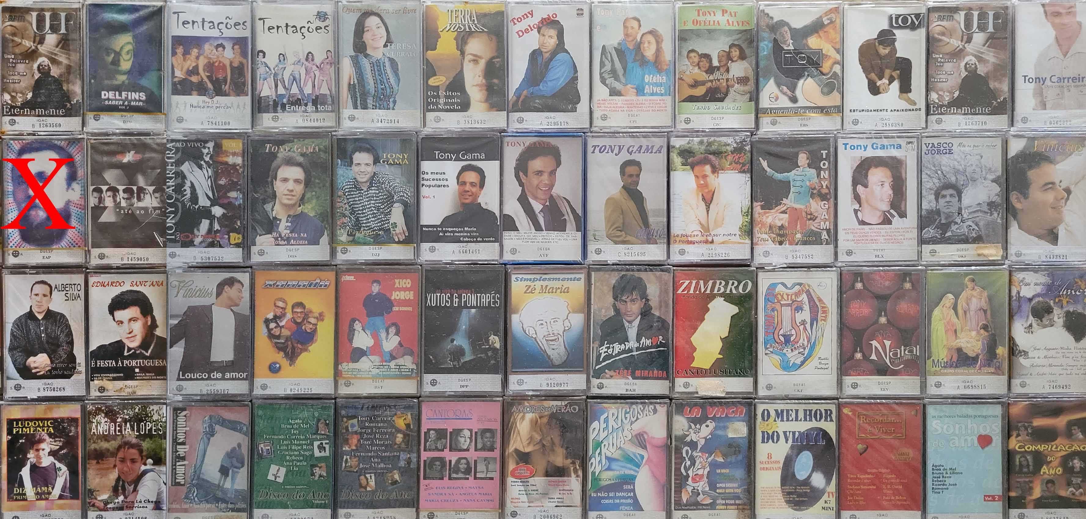Cassetes variadas Novas