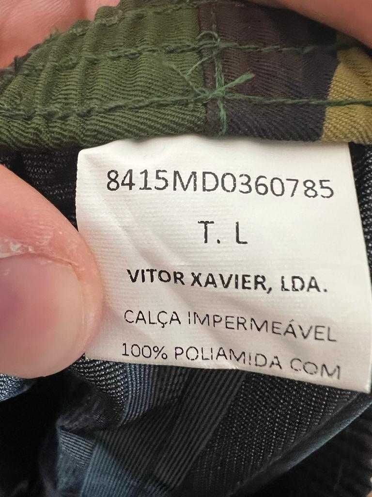 Calças Gore-Tex Camufladas Impermeáveis Novas