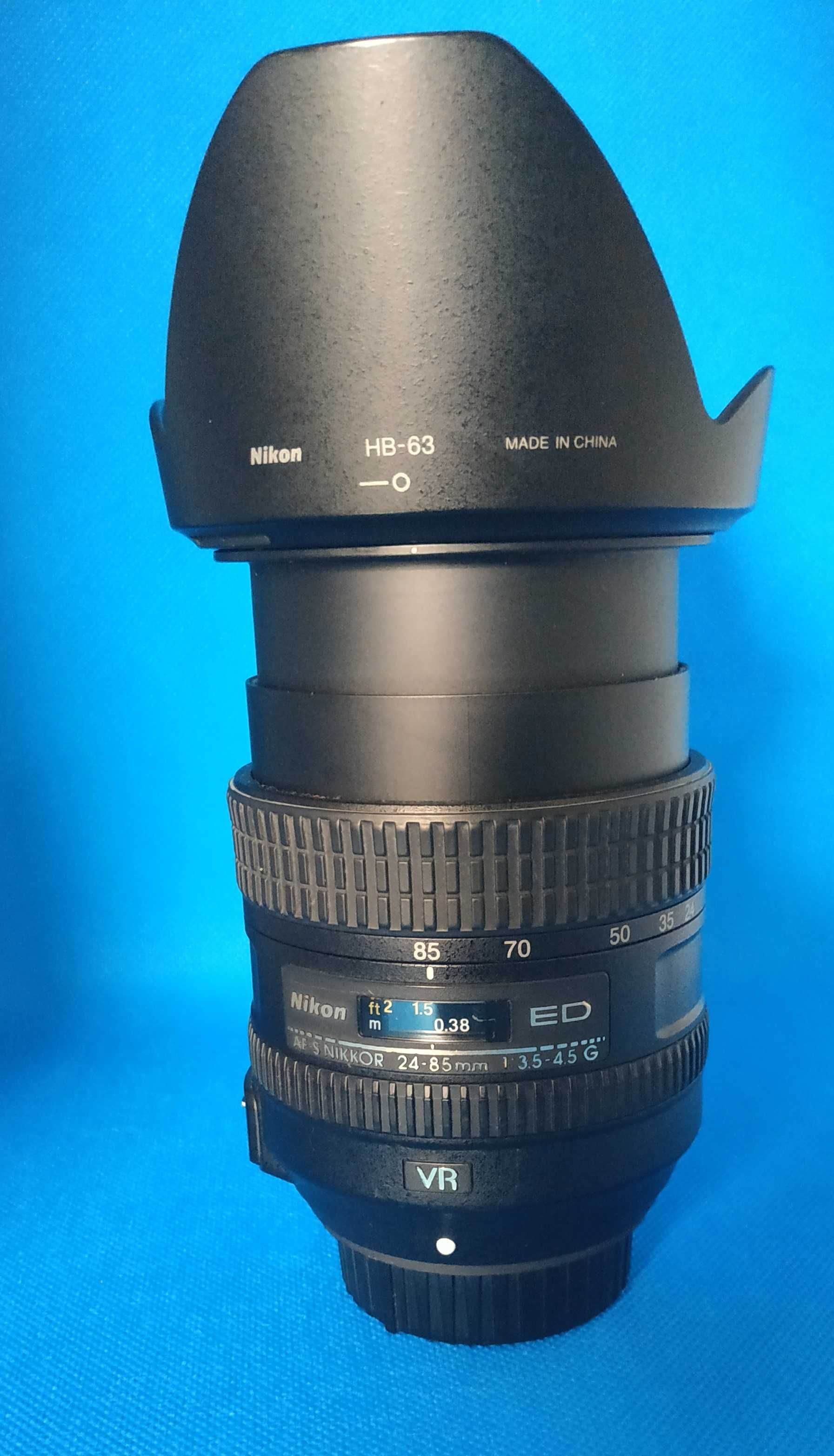 Lente Nikon 24-85mm FX / 36–127,5 mm DX - AF- f/3.5-4.5G ED VR