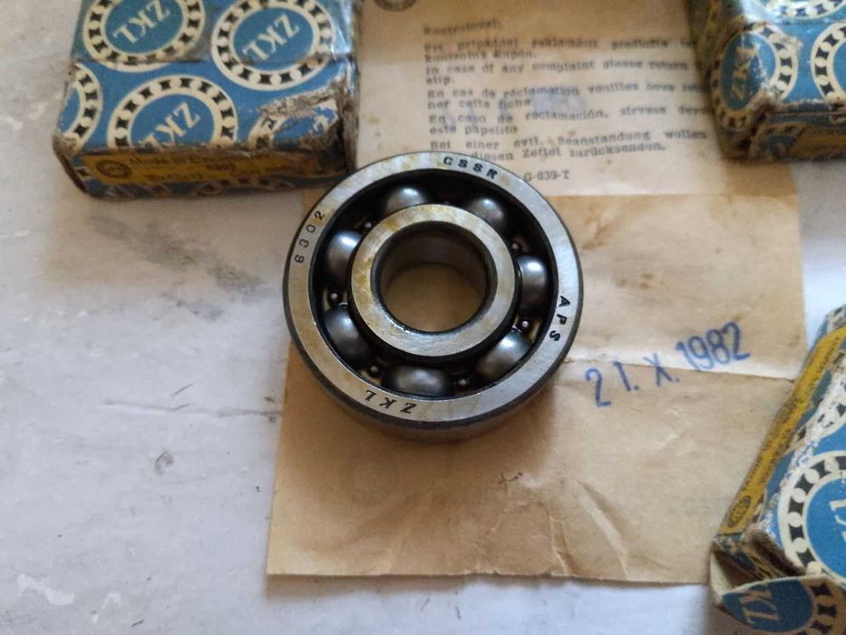 Подшипник 6302 (302) ZKL Чехия СССР Ява 634/638 мотоцикл и другие