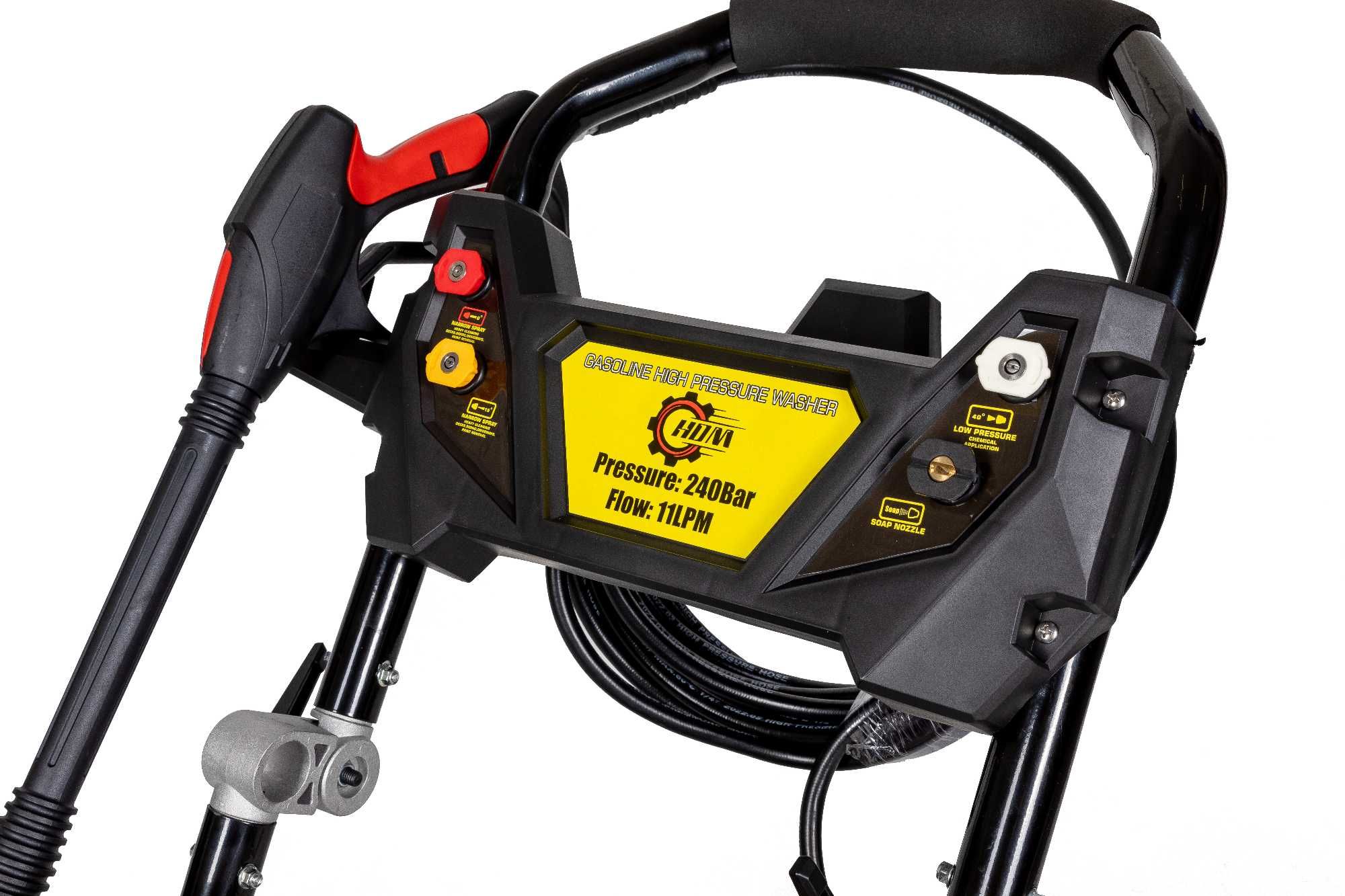 Myjka ciśnieniowa spalinowa 6.5KM HDM 240 bar 4800 W wymienne dysze