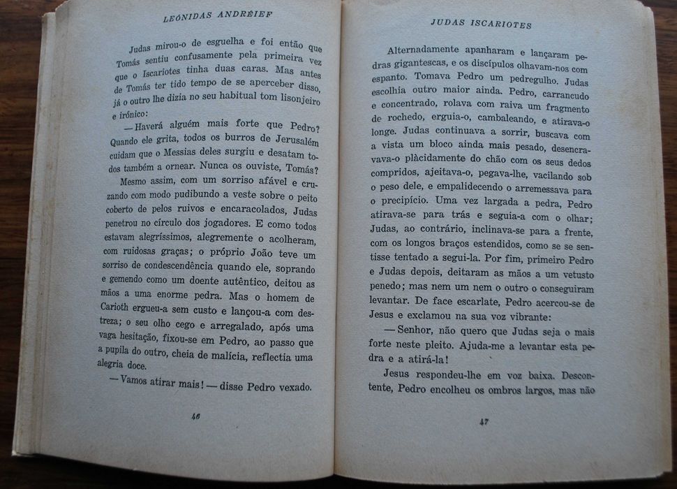 Judas Iscariotes de Leónidas Andréieff - 1 Edição Ano 1962