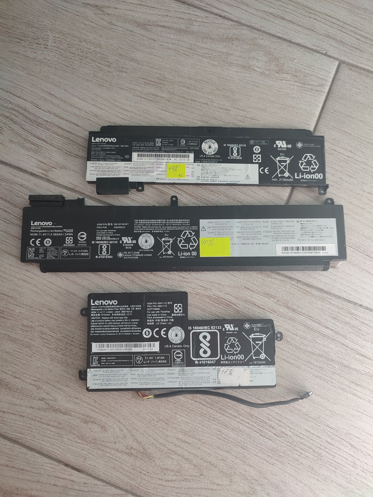 Батарея АКБ Lenovo T460s T470s (01AV406 00HW024) X250 X270 T440 T460