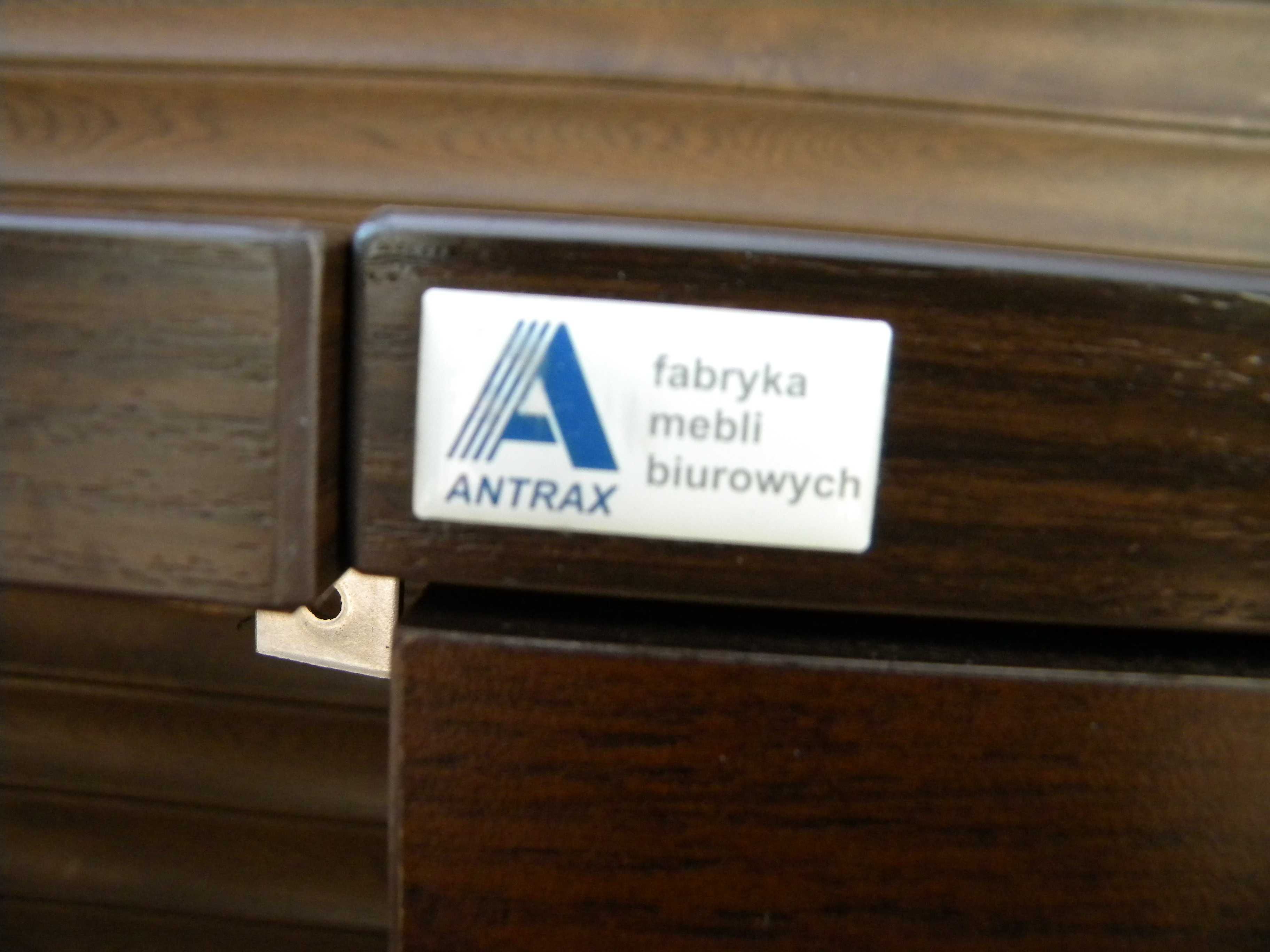 Biurko kątowe firmy ANTRAX Bts6 z przystawkami-kontener + blaty