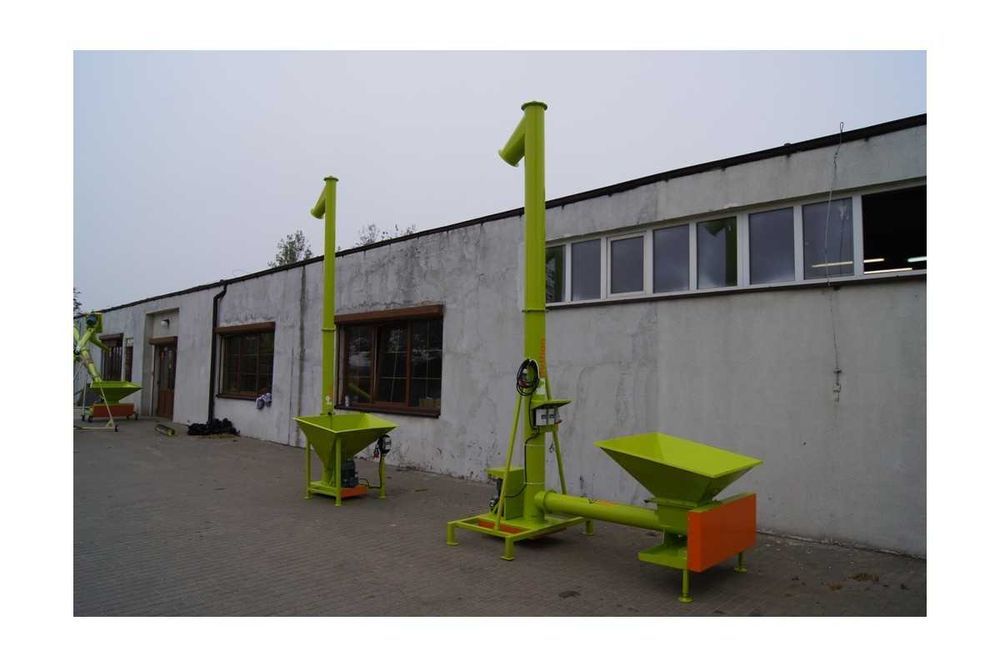 Przenośnik ślimakowy pionowy fi140/4 mb, żmijka do zboża pionowa,ADRAF