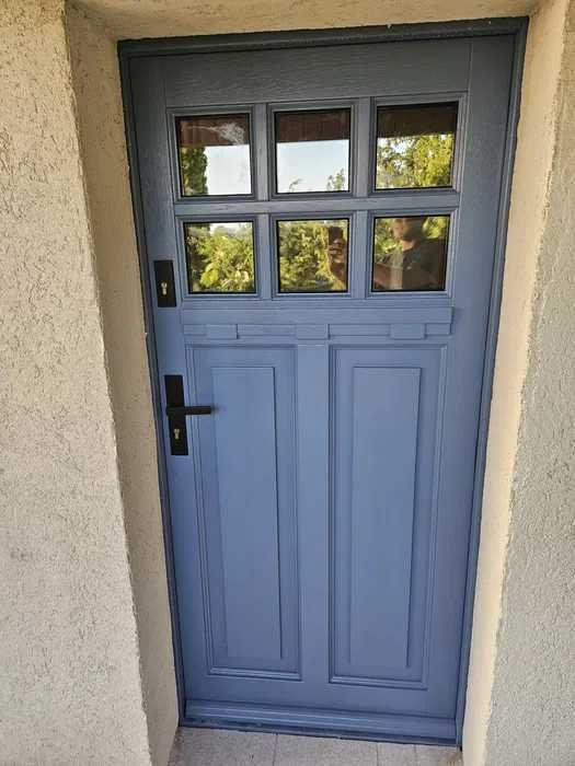 Drzwi zewnętrzne dębowe_producent_dotacja_dostawa GRATIS_montaż