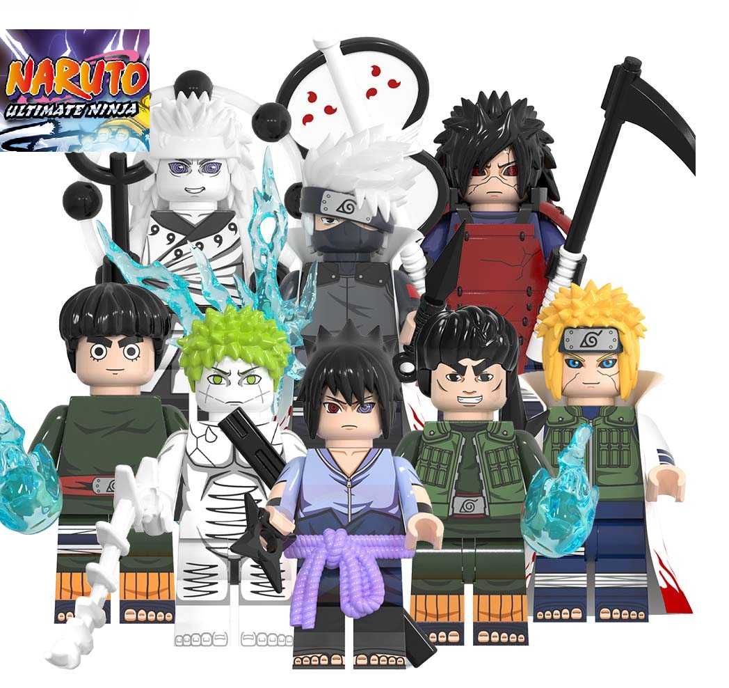 Coleção de bonecos minifiguras Naruto nº9 (compatíveis Lego