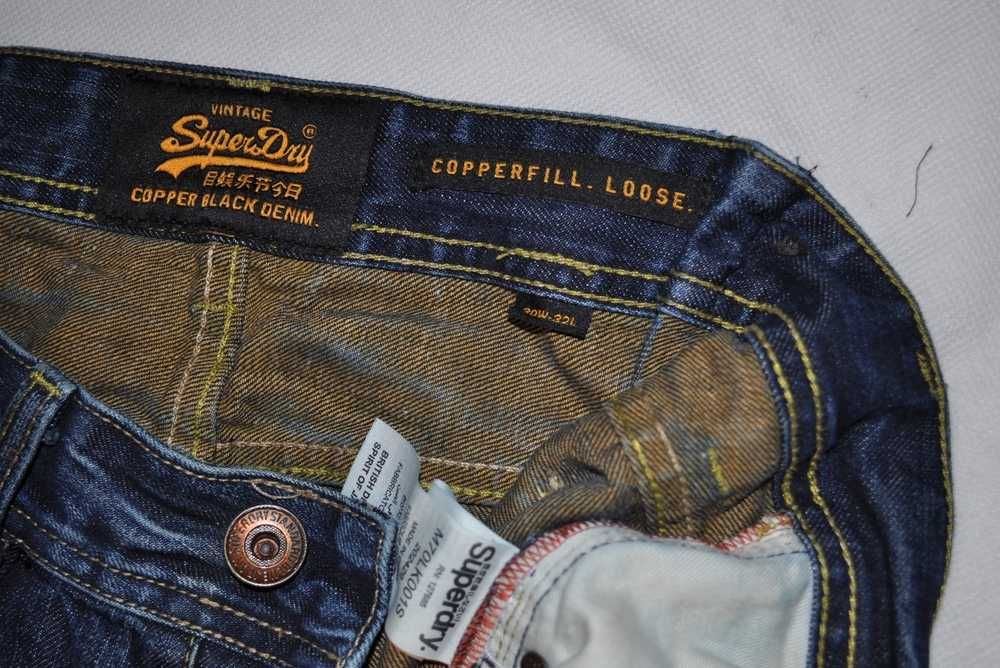 SUPERDRY S 81cm 30/32 męskie spodnie jeansowe slim s8v