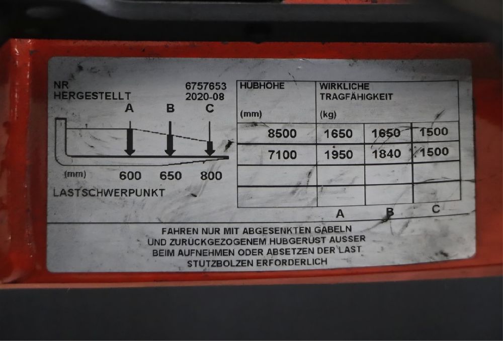 Річтрак електроштабелер 8.5 м TOYOTA RRE200H  2020 р штабелер тойота