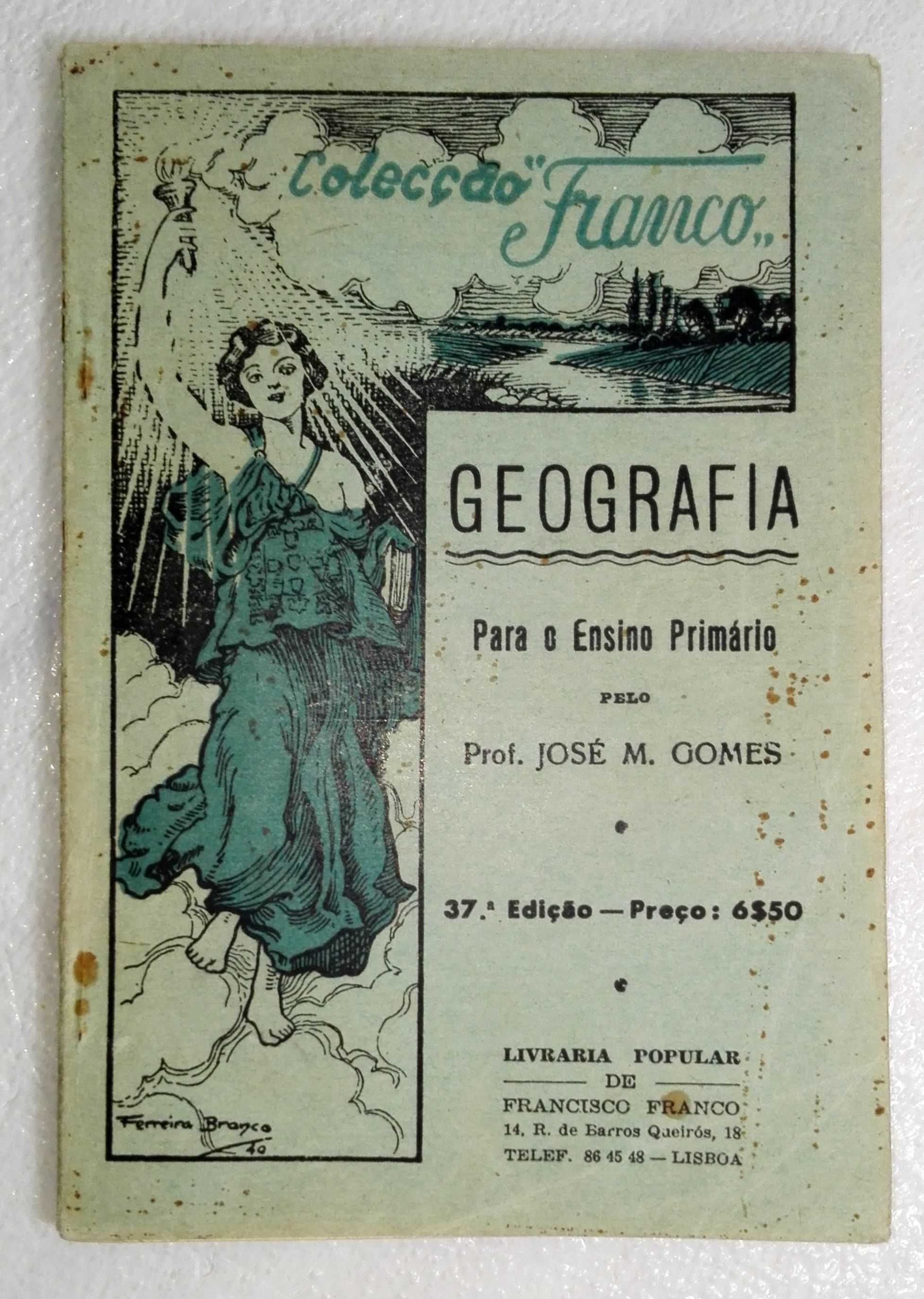 Caderno Geografia - Ensino Primário (mui antigo)
