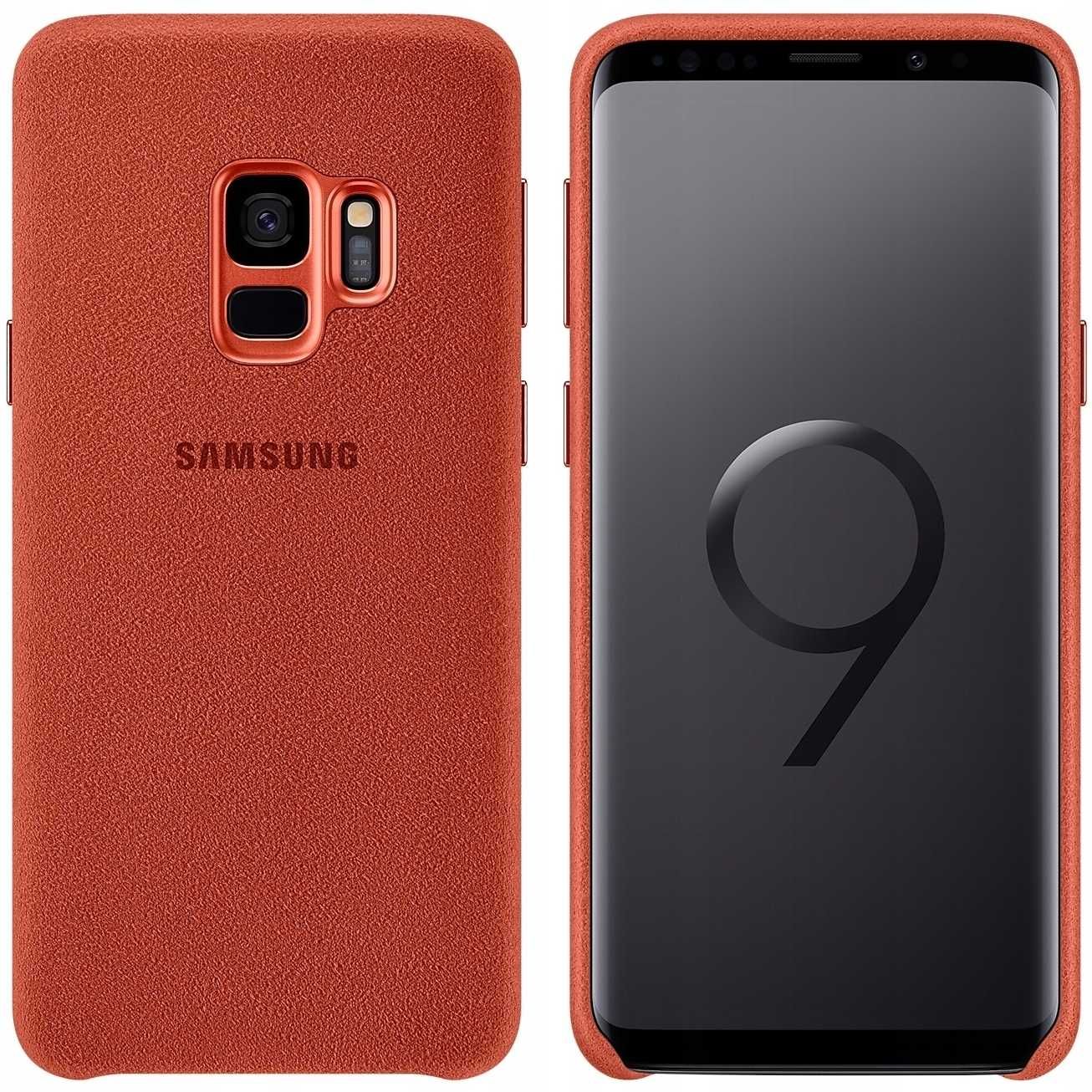 Etui Samsung Alcantara Cover red / czerwone do Samsung Galaxy S9