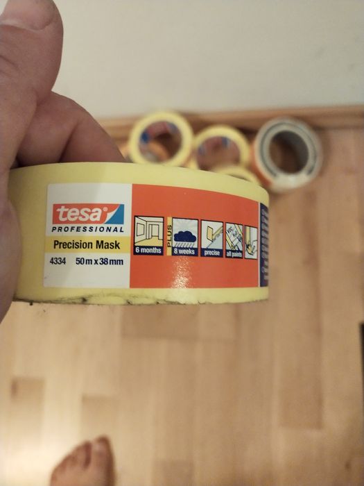 Taśma maskująca malarska TESA lakiernicza 38mmx50m 4334 PRO