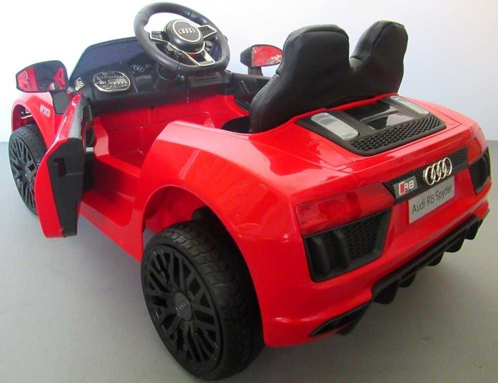 Samochód autko na akumulator AUDI R8 pilot pilot EVA czerwone 2*35W