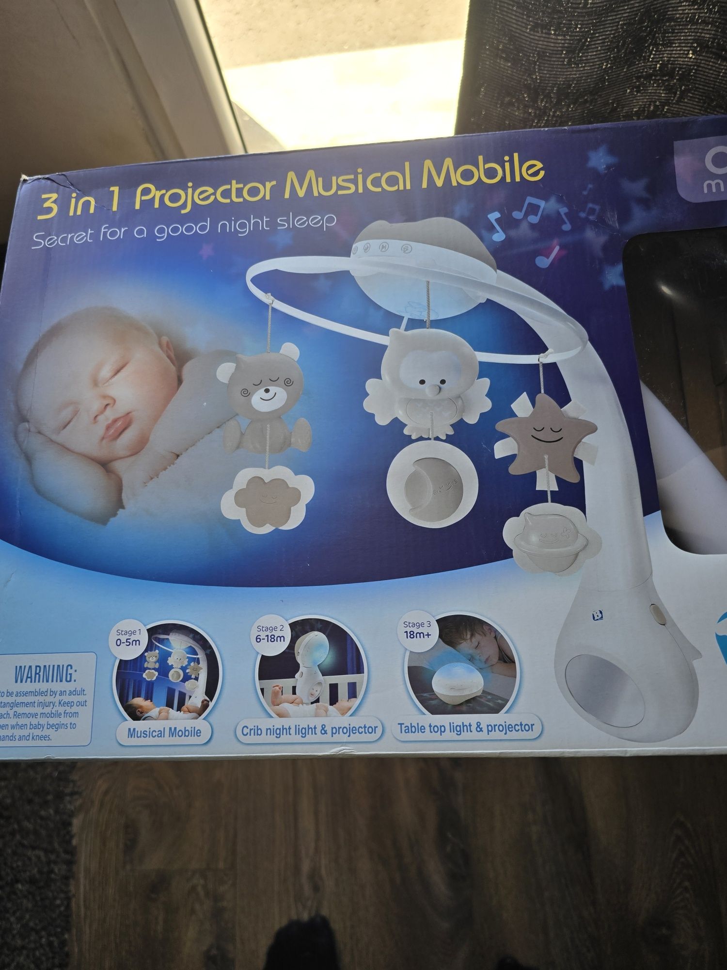 Projektor 3 w 1 dla niemowlat