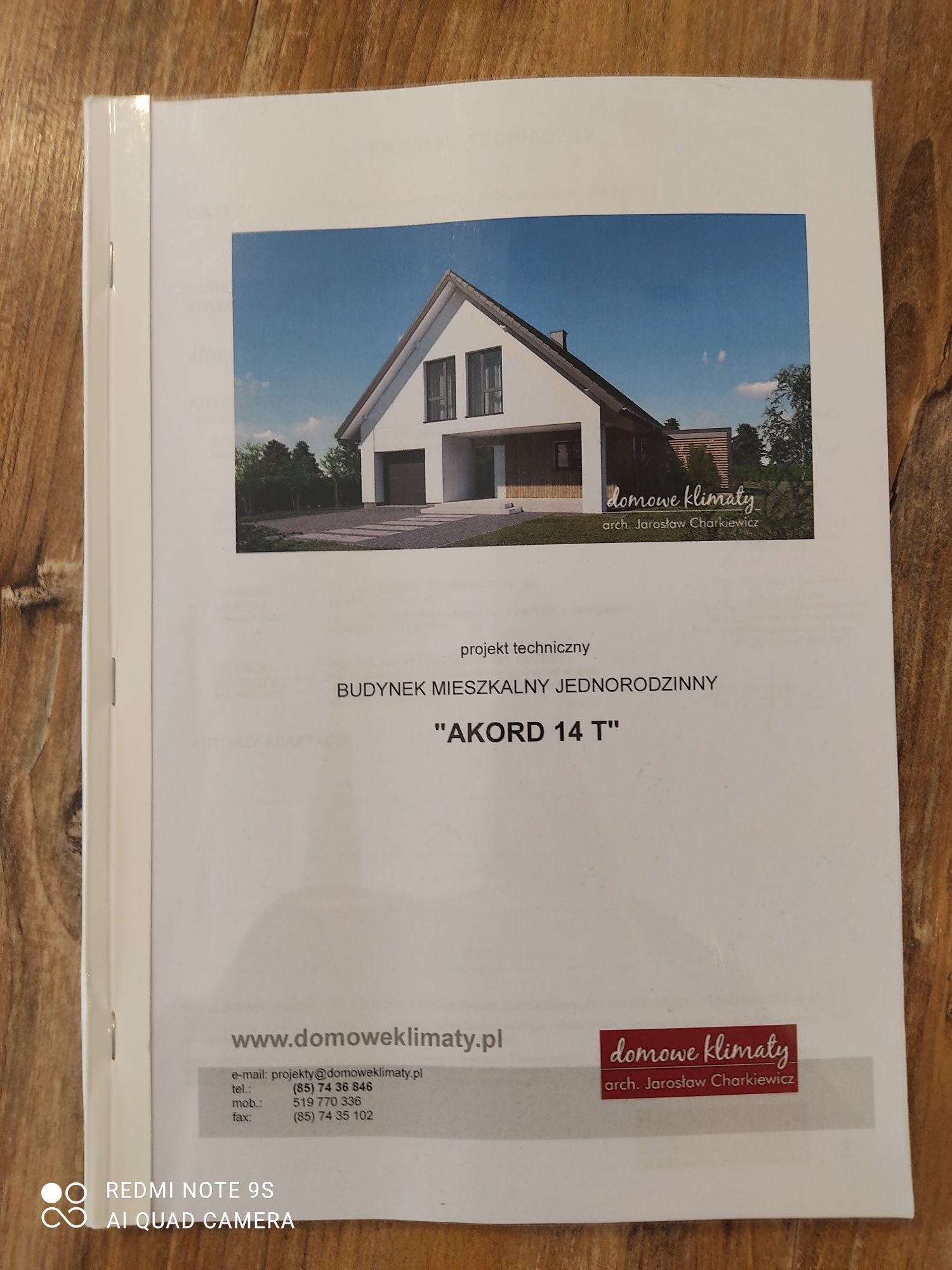 Projekt Domu Akord 14 T
