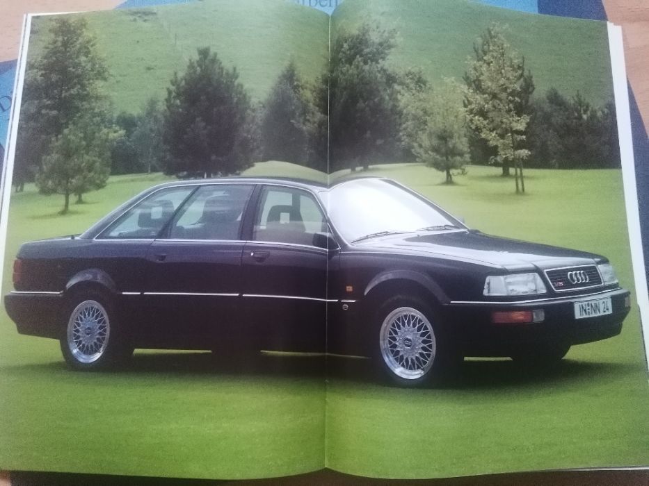 Prospekt Audi V8 3,6, V8 4,2 V8 4,2 lang Teczka -RAR-