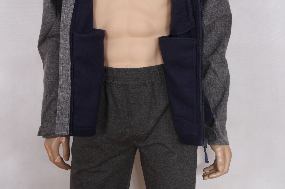 Polar łączony z softshelem 4F granatowy/szary rozmiar L i XL nowy!!