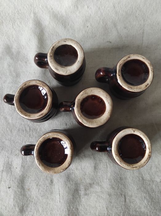 Komplet Polska ceramika do miodu pitnego okres PRL