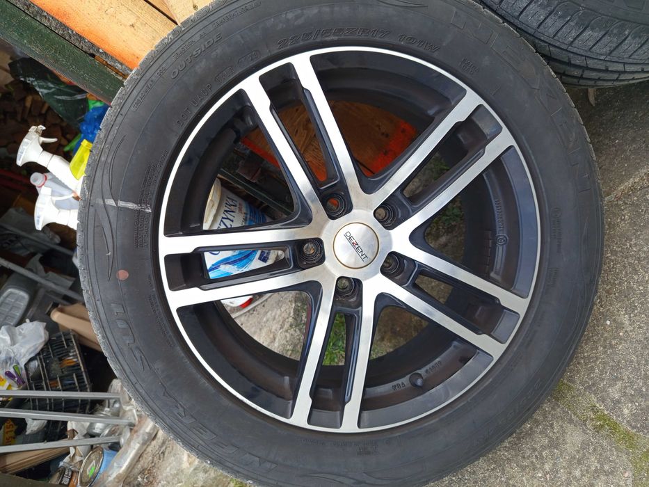 Felgi DEZENT TZ DARK R17 5x112 z Oponami