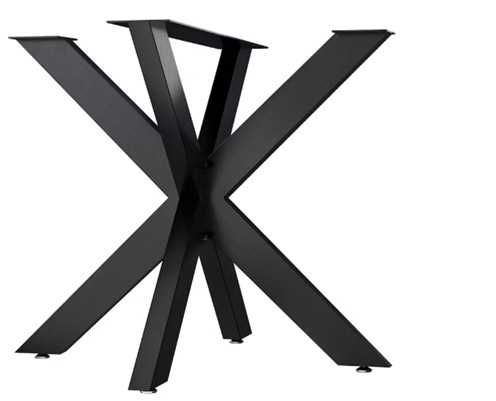 Pés de mesa/secretária 85x85x71cm Hardwick preto industrial, novo