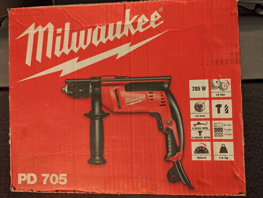 Milwaukee wiertarka PD705