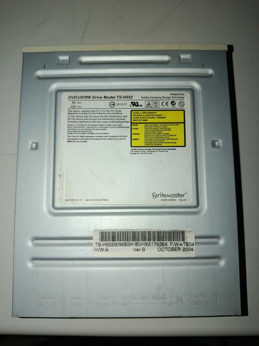 Leitor CD/DVD WriteMaster64738803525633122