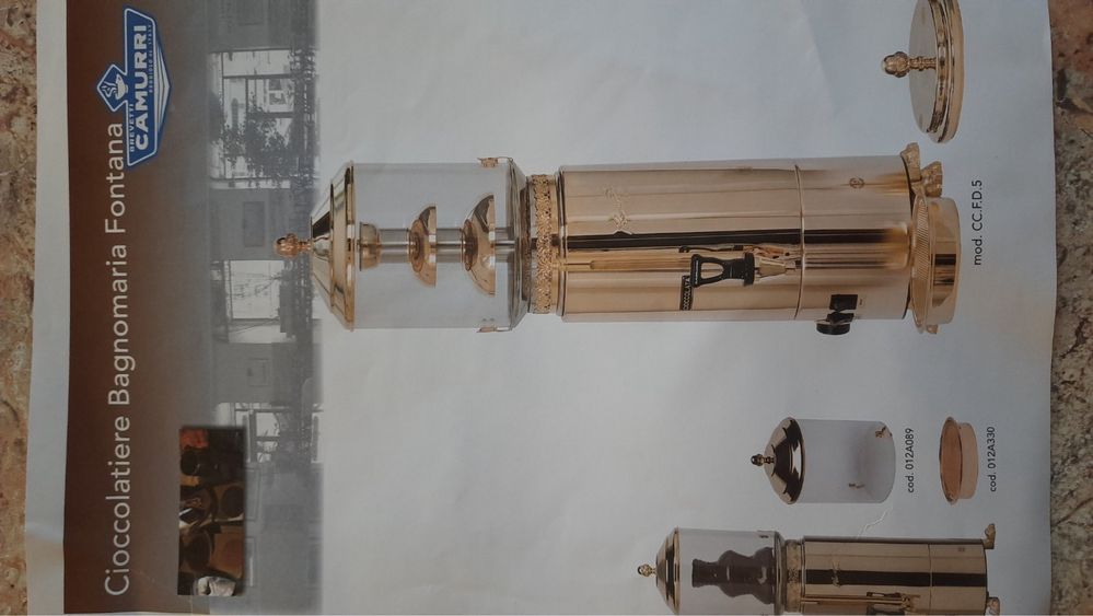 Фонтан и аппарат для горячего шоколада 2 в 1 Camurri CC.F.D.5
