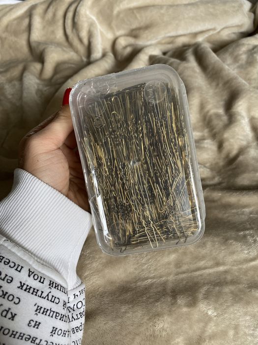 500 шт Волнистые шпильки длиной 50 мм TICO Professional Коричневые