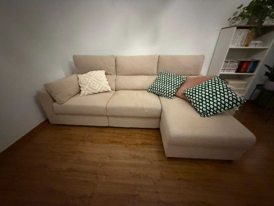Sofá IKEA ESKILSTUNA 3 lugares com chaise longue