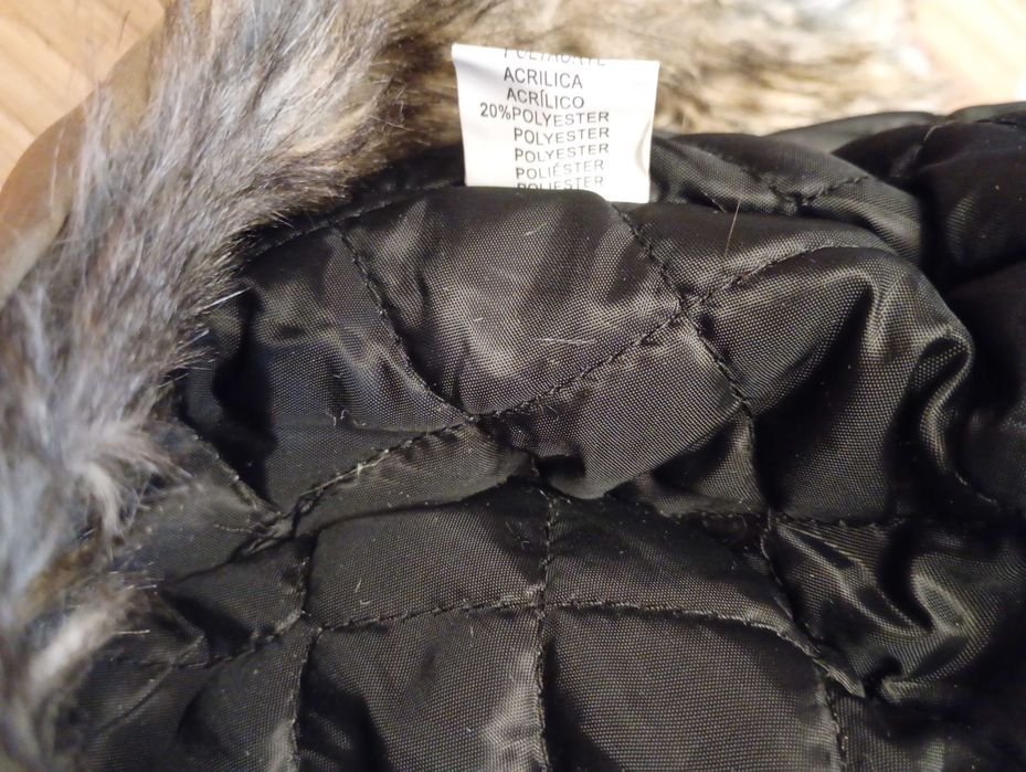 Zimowa czapka z futerkiem