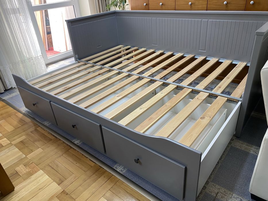 Łóżko Hemnes z IKEA z szufladami Kompletne! Transport!
