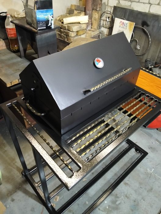 Мангал 4мм з кришкою