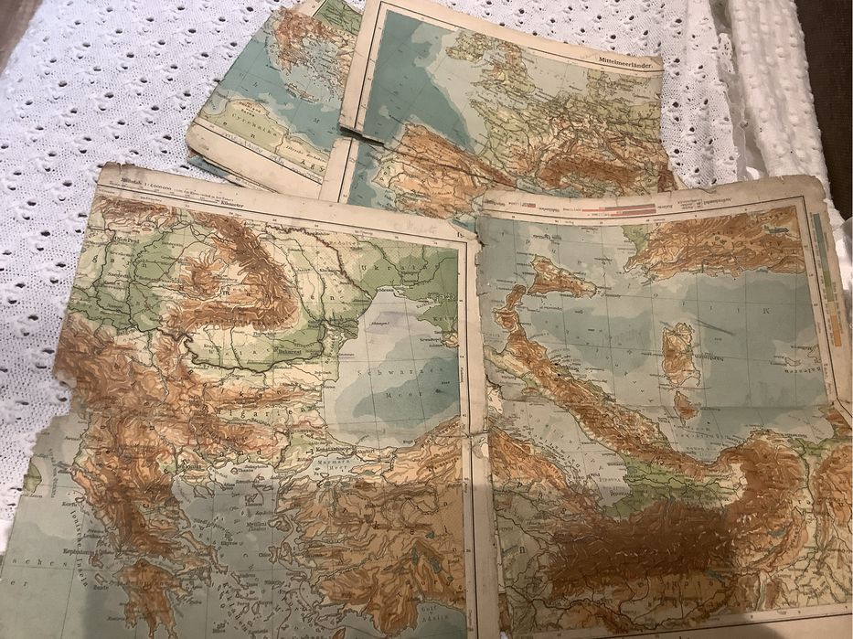 Stare mapy w jezyku niemieckim