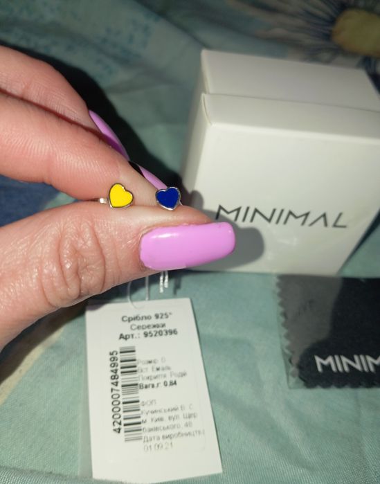 Продам серьги серебро